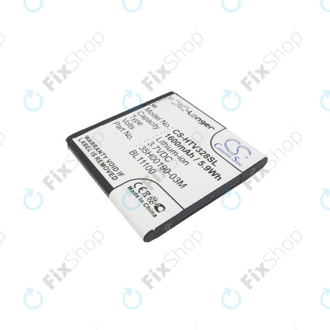 Μπαταρία για HTC Desire X, Desire V, 1600mAh, Li-Ion, 3.7V, 35H00190-03M, HQ