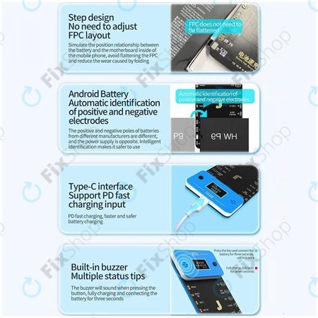 Πλακέτα Ταχείας Φόρτισης Μπαταρίας JC BT01 | iPhone 6 - 13 Pro Max