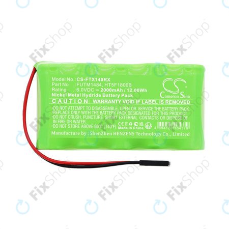 Μπαταρία για Futaba 14SG, 4PKS, 2000mAh, Ni-MH, 6V, FUTM1484, HQ