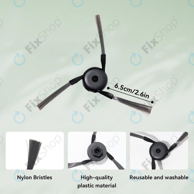 Πλαϊνή βούρτσα, 2 τεμ. για Xiaomi Dreame X50 Ultra, X40 Ultra, L40 Ultra, L40s Pro Ultra, Mova V50 Ultra, P60