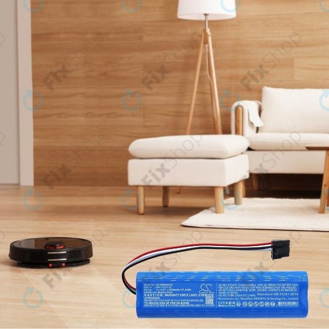 Μπαταρία για Xiaomi Mi Robot Vacuum Mop Pro (P), 2 (Mijia 2C), Viomi V2 Pro, Proscenic LDS M7, STYJ02YM, MH1-4S1P-SC, 14.4V, 2600mAh, HQ