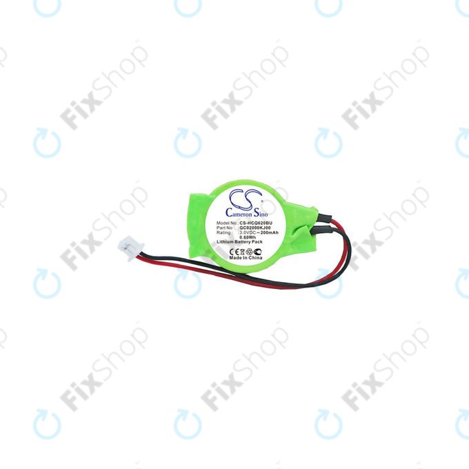 Μπαταρία για CMOS for Advent, Asus, HP, MSI, 200mAh, Lithium, 3V, GC02000KJ00, HQ