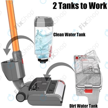 Βούρτσες Υγρού και Στεγνού Καθαρισμού για Dyson V-series