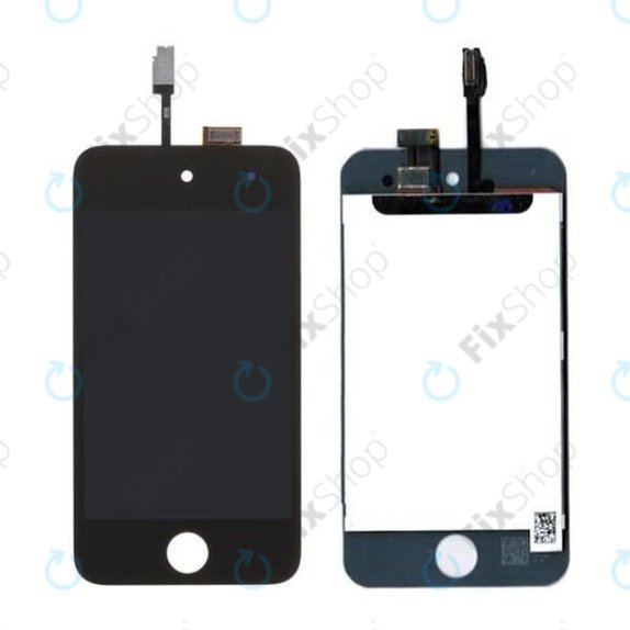 Συγκρότημα οθόνης για iPod Touch, 4th Gen, Μαύρο, Black, Aftermarket