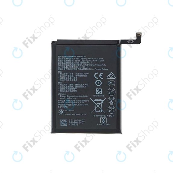 Μπαταρία για Huawei Y9 (2018), Y7 (2019), HB406689ECW, 4000mAh