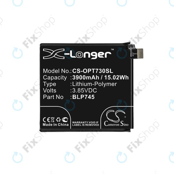 Μπαταρία για OnePlus 7T Pro, BLP745, 3900mAh, HQ