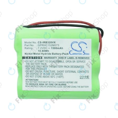 Battery για iRobot Braava 320 | 321 | GPRHC152M073 | 4408927 | 7.2V | 1500mAh | HQ