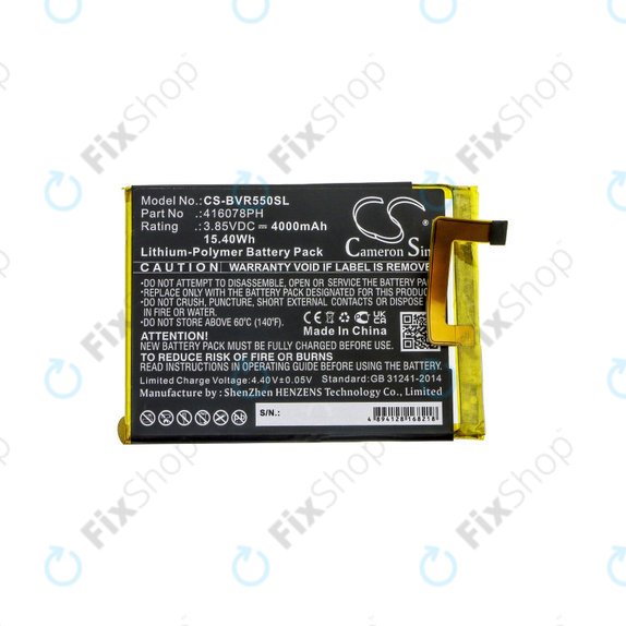 Μπαταρία για Blackview BV5500, 4000mAh, Li-Pol, 3.85V, 416078PH, HQ