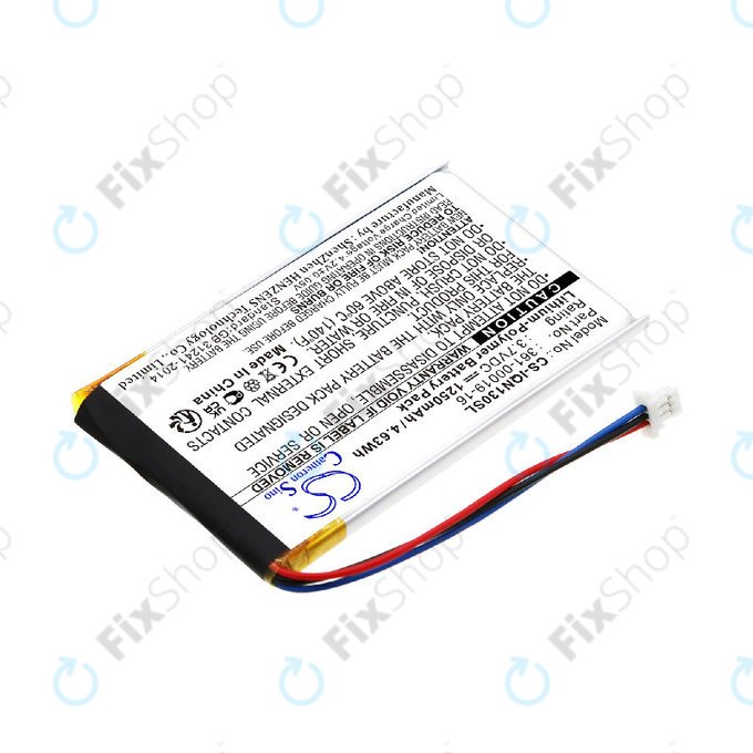 Μπαταρία για Garmin Nüvi 1300, 1350, 1370, 1390, 1490, 1250mAh, Li-Pol, 3.7V, 361-00019-16, HQ