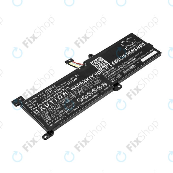 Μπαταρία για Lenovo 320, 330, 520, Ideapad 320, 330, S145, 3900mAh, Li-Pol, 7.5V, L16L2PB1, HQ