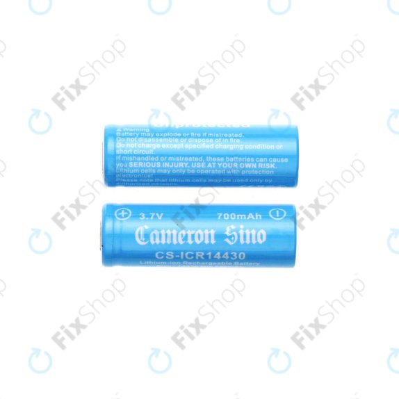 Επαναφορτιζόμενη μπαταρία, 2 τεμ, 650mAh, Li-ion, 3.7V, 14430, HQ