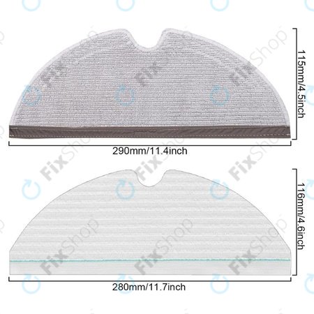 Standard Σετ (Λευκό) για Xiaomi Roborock Q7 | Q7+ | Q7 Max | Q7 Max+ | T8 | Λευκό | White