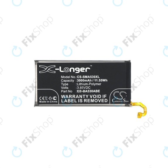 Μπαταρία για Samsung A8 A530F (2018), 3000mAh, Li-Pol, 3.85 V, EB-BA530ABE, HQ
