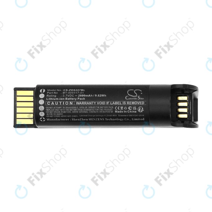 Μπαταρία για Zebra CR2278, DS22, 2600mAh, Li-Ion, 3.7V, BT-000317-01, HQ