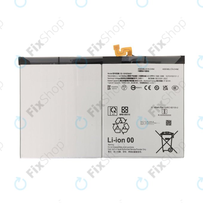 Battery για Samsung Tab S10+ X820, X826B, EB-BX828ABE, 10900mAh