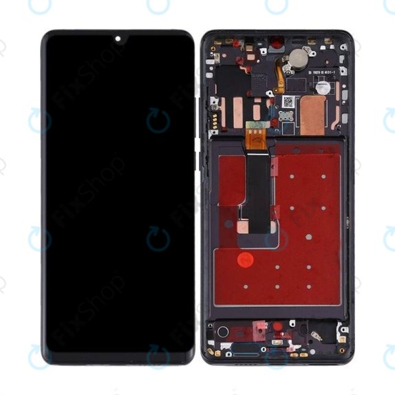 Συγκρότημα οθόνης για Huawei P30 Pro, P30 Pro 2020, Μαύρο, Black