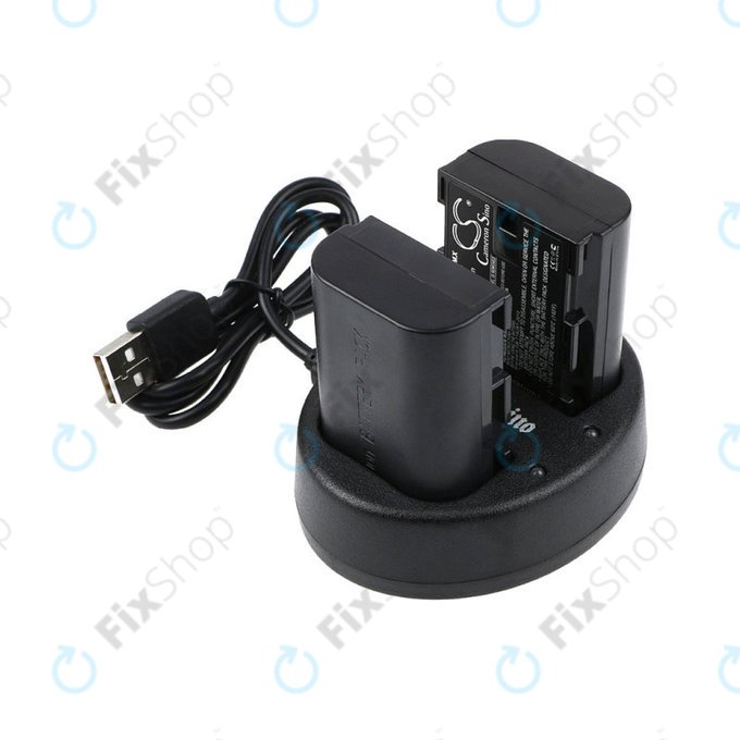 2 baterie z ładowarką doCanon EOS 5D Mark II, EOS 7D, 2000mAh, Li-Ion, 7.4V, LP-E6, HQ