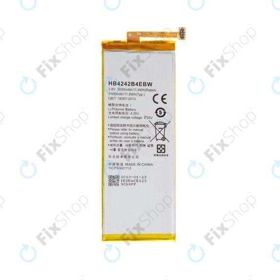 Μπαταρία για Huawei Ascend G620S, G630, Ascend P6, Ascend G6, HB3742A0EBC, 2050mAh