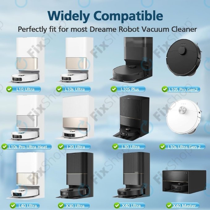 Πανί σφουγγαρίστρας, 2 τεμ. για Xiaomi Dreame X40 Ultra, L40 Ultra, L10s Ultra, Pro Gen2, Mova E30 Ultra
