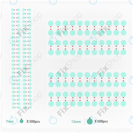 Προστατευτικό Αυτοκόλλητο Κάμερας Τηλεφώνου (1000τμχ) για 2UUL