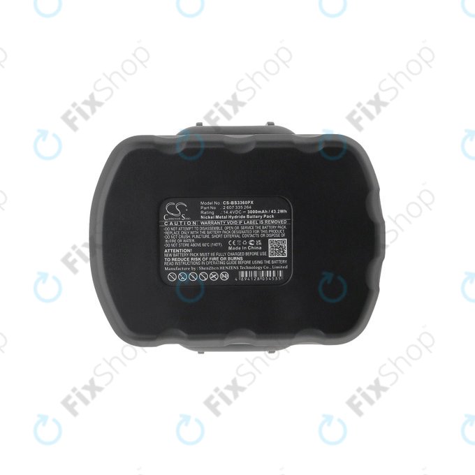 Μπαταρία για Bosch 13614, 3000mAh, Ni-MH, 14.4V, 2 607 335 264, HQ