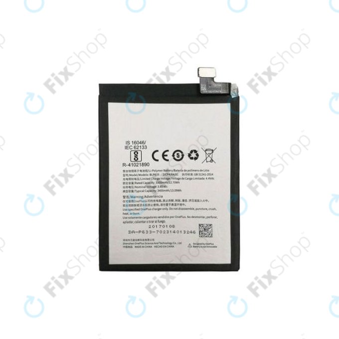 Μπαταρία για OnePlus 3T, BLP633, 3400mAh
