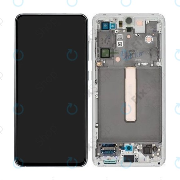 Συγκρότημα οθόνης για Samsung S21 FE, G990B, GH82-26414B, GH82-26420B, GH82-26590B, White, Service Pack
