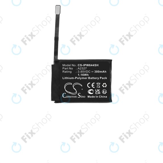 Μπαταρία για Apple Watch Series 6 44mm, A2327, 300mAh, HQ