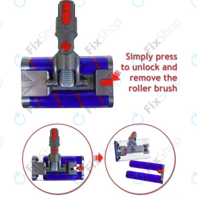 Κεφαλή Διπλού Κυλίνδρου για Dyson V-series | Outsize