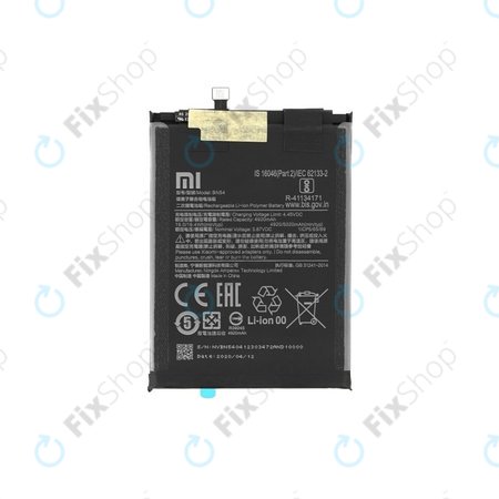 Μπαταρία για Xiaomi Redmi 9, Note 9, 460200001J1G, 460200003P1G, BN54, 5020mAh, Service Pack