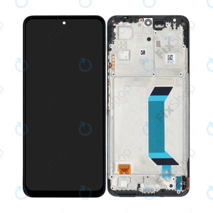 LCD Display Assembly για Xiaomi Redmi Note 12 5G | Μαύρο, Black | Service Pack