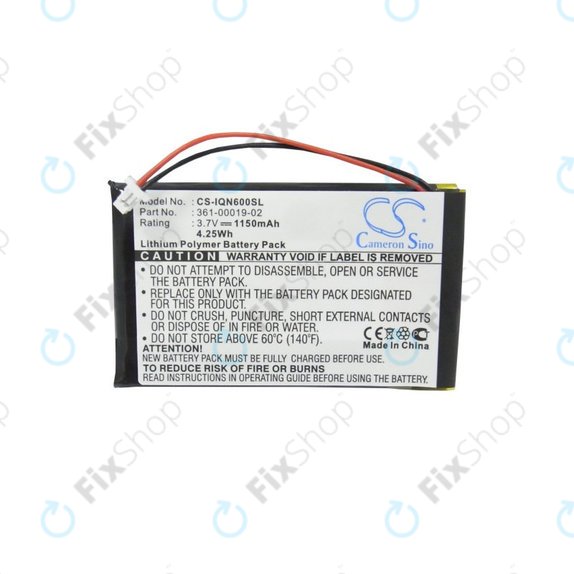 Μπαταρία για Garmin Nüvi 660, 660 FM, 1150mAh, Li-Pol, 3.7V, 361-00019-02, HQ