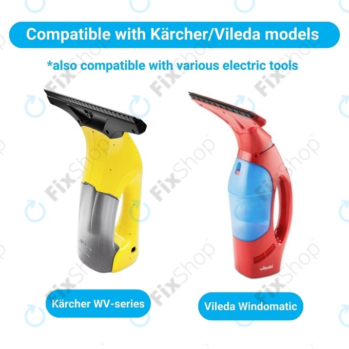 Μπαταρία για Karcher WV1, WV2, WV2 Plus, WV2 Premium, WV50 Plus, WV70 Plus, INR18650, 3.7V, 2900mAh, HQ