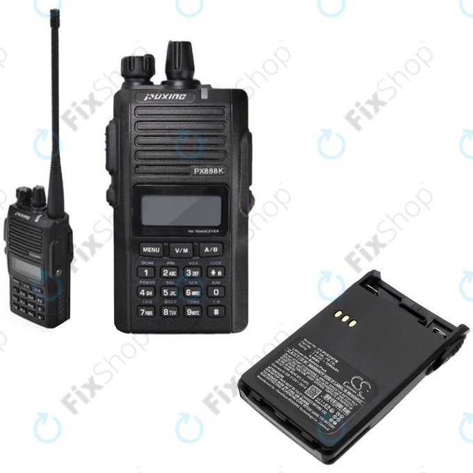 Μπαταρία για ADI AT-46, Baojie BJUV22, Huntec HT-3688, 1200mAh, Li-Ion, 7.4V, LB-38L, HQ