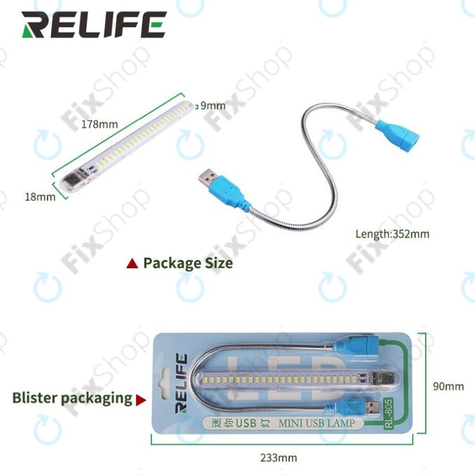 USB Μίνι Λάμπα LED για Relife RL-805