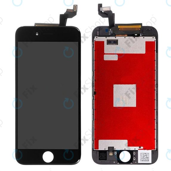Οθόνη για iPhone 6S, Black, Αφής με πλαίσιο, Refurbished