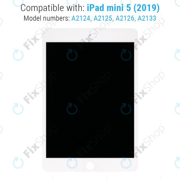 Οθόνη με οθόνη αφής για iPad Mini 5, Λευκό, White, Aftermarket