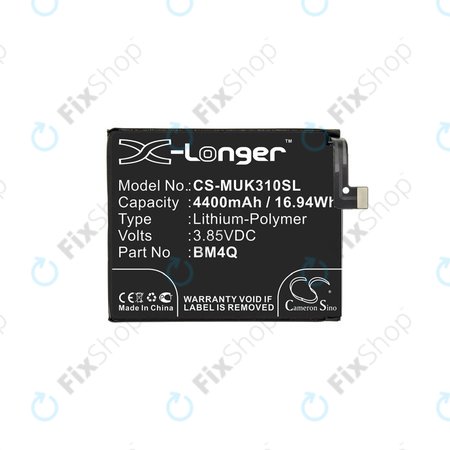 Μπαταρία για Xiaomi Pocophone F2 Pro, BM4Q, 4400mAh, HQ