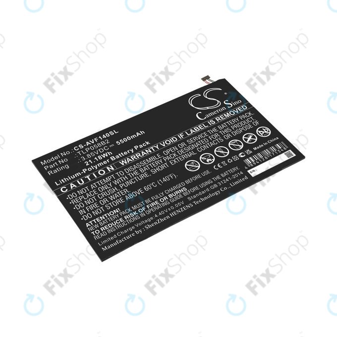 Μπαταρία για Vodafone Tab Prime 7, 5500mAh, Li-Pol, 3.85V, TLP058B2, HQ