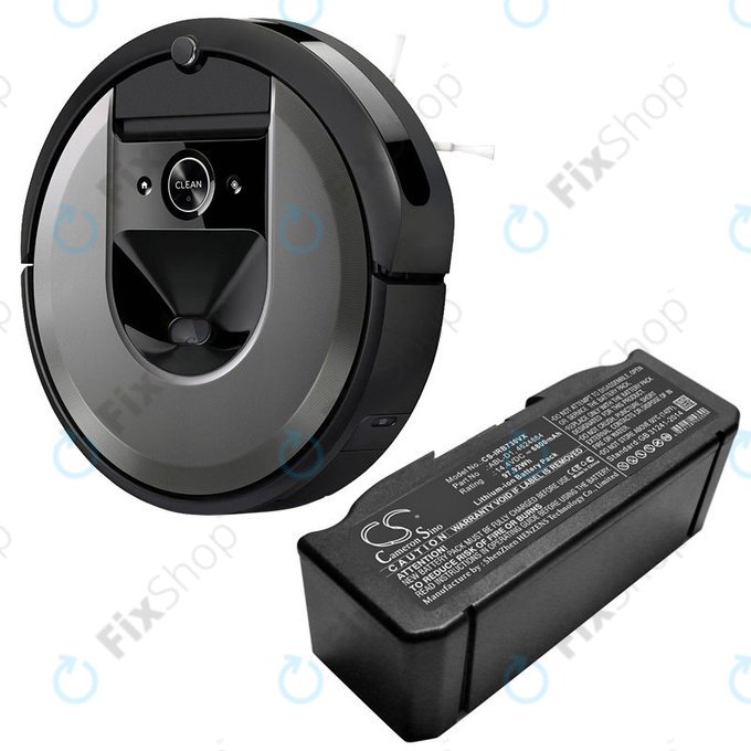 Μπαταρία για iRobot Roomba e-series, i-series, ABL-D1, 4624864, ABL-D2, 14.4V, 6800mAh, HQ