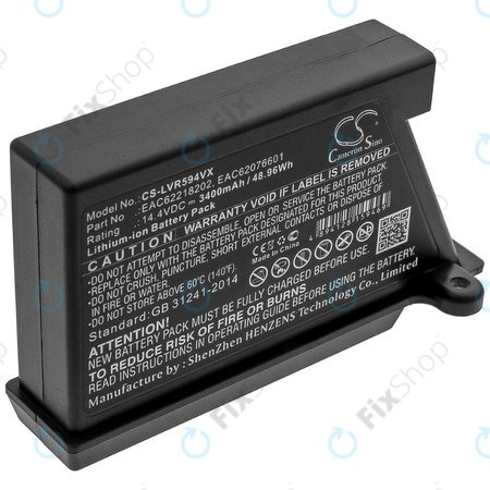 LG HomBot-series, VR-series - Μπαταρία EAC62218202, EAC62076601 Li-Ion 14.4V 3400mAh HQ