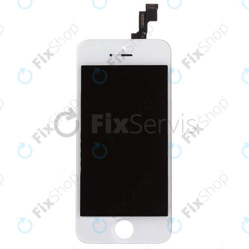 Οθόνη για iPhone 5S, SE, White, Αφής με πλαίσιο