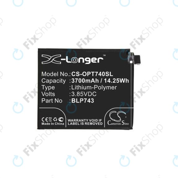 Μπαταρία για OnePlus 7T, BLP743, 3700mAh, HQ