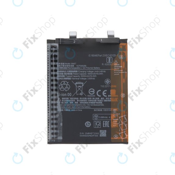 Μπαταρία για Xiaomi 13T 2306EPN60G, Redmi Note 13 Pro 4G 23117RA68G 2312FPCA6G, 5000mAh, BM5T, Genuine Service Pack