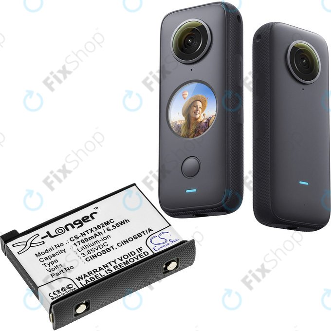 Μπαταρία για Insta360 One X2, 1700mAh, Li-Ion, 3.85V, CINOSBT, HQ