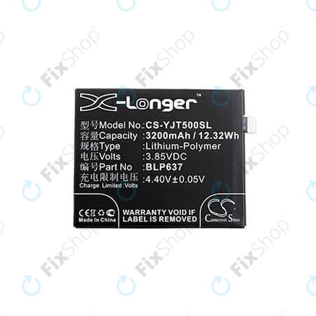 Μπαταρία για OnePlus 5, 5T, BLP637, 3200mAh, HQ