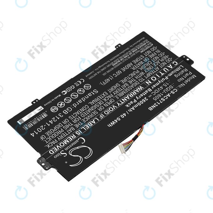 Μπαταρία για Acer SF713-51, 2600mAh, Li-Pol, 15.4V, SQU-1605, HQ