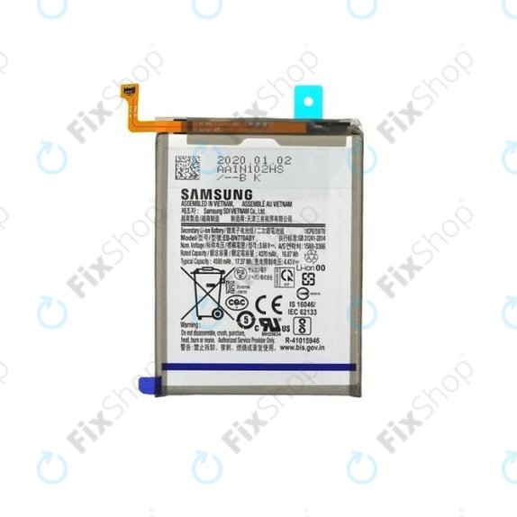 Μπαταρία για Samsung Note 10 Lite N770F, GH82-22054A, EB-BN770ABY, 4500mAh, Service Pack