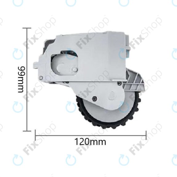 Τροχός με Κινητήρα (Δεξιός) για Xiaomi Dreame F9 | Mi Robot Vacuum Mop (Mijia 1C) | 2 Pro+ (Mijia 1T) | Λευκό | White