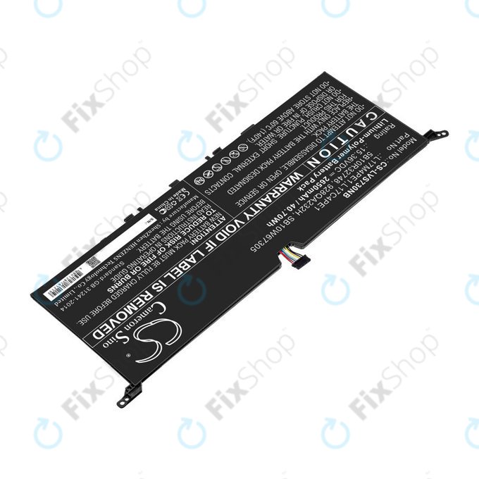 Μπαταρία για Lenovo IdeaPad 730-13, 2650mAh, Li-Pol, 15.36V, 5B10R32748, HQ
